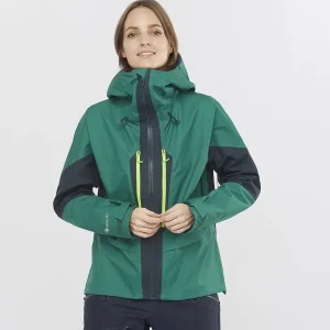 REMISE SALOMON OUTPEAK GTX® 3L JKT W PACIFIC/NIGHT S 22 12