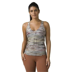 jusqu'à PRANA LAYNA BRA TANK W MULTI STRIATIONS 22 7