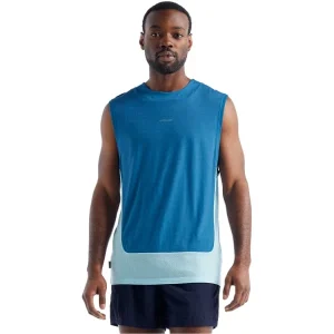 ICEBREAKER M ZONEKNIT TANK AZUL/HAZE/CB 22 mode pas chere 10