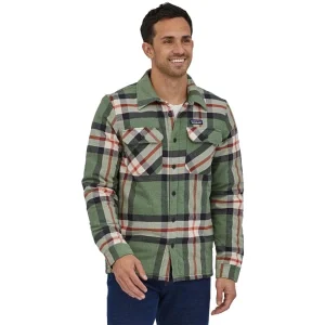 magasin pour PATAGONIA INSULATED ORGANIC COTTON MW FJORD FLANNEL SHIRT FORESTRY HEMLOCK GREEN 23 7