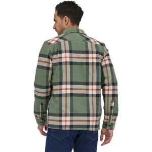 magasin pour PATAGONIA INSULATED ORGANIC COTTON MW FJORD FLANNEL SHIRT FORESTRY HEMLOCK GREEN 23 9