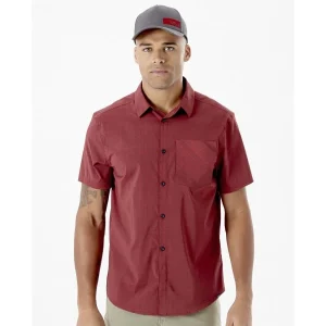 RAB MELLO SS SHIRT OXBLOOD RED MARL 22 online boutique 9