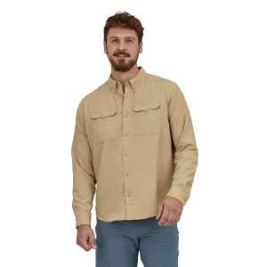 officiel PATAGONIA M’S L/S SELF GUIDED HIKE SHIRT NAUTILUS TAN 22 9